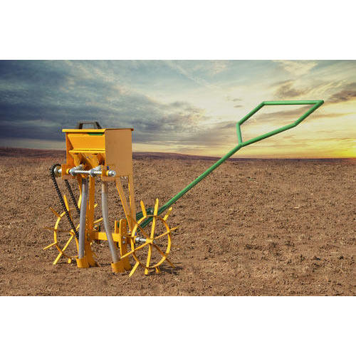 AI Two Row Seed Cum Fertilizer Drill (Manually Operated)